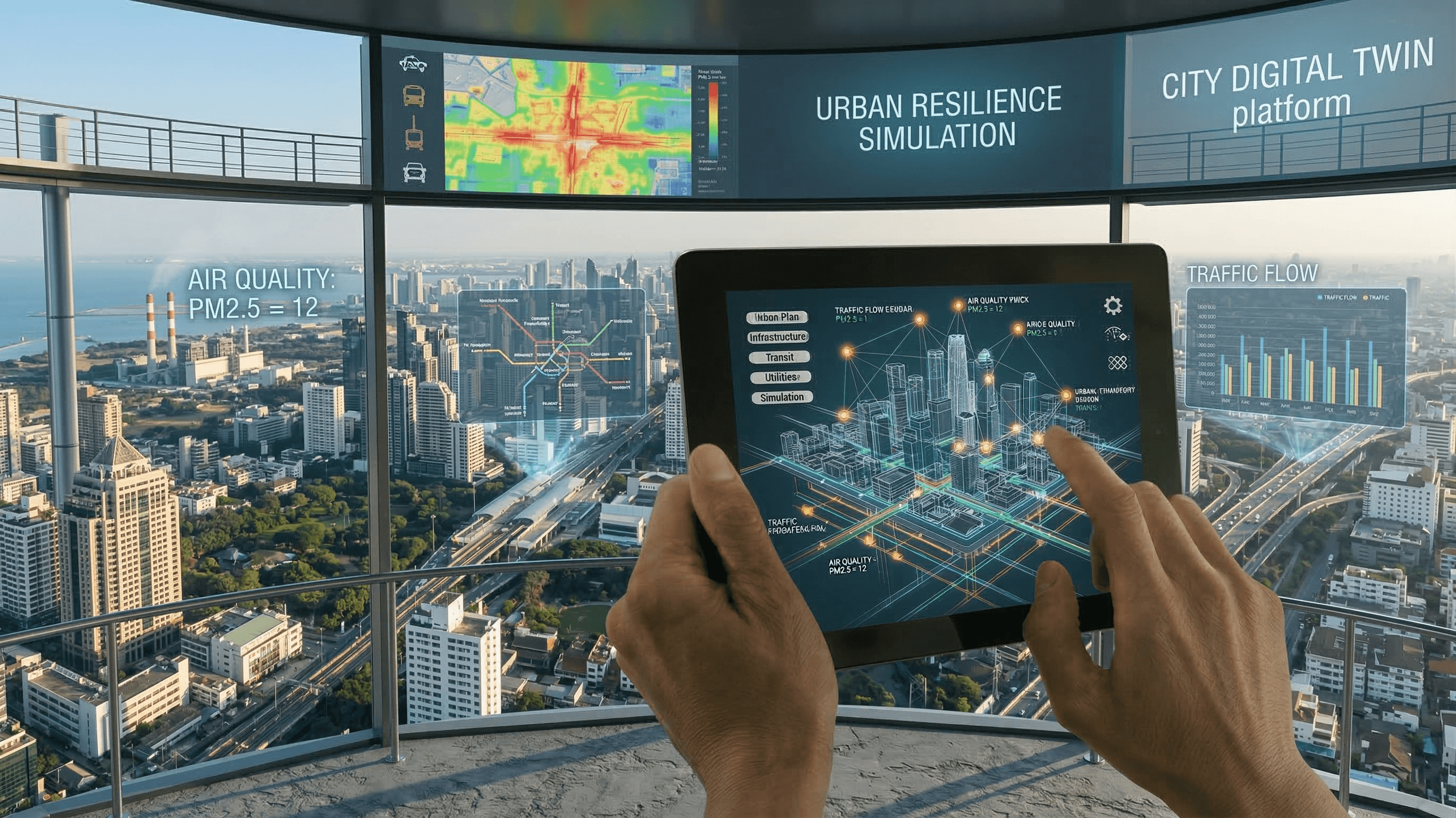 Virtual Digital Twin for enterprise smart city solutions
