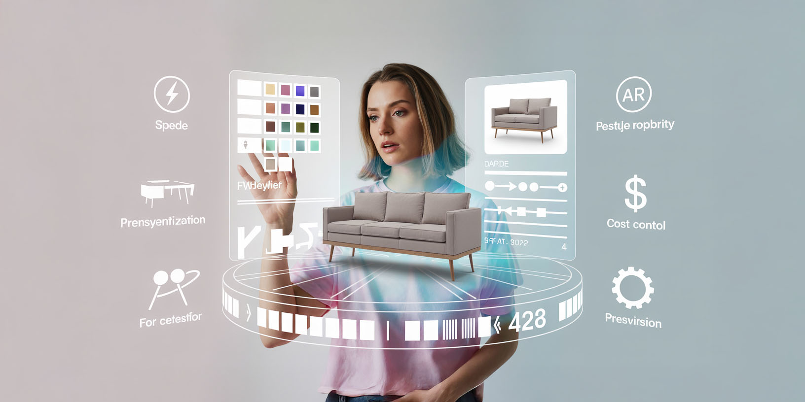 3D furniture configurator - modular sofa design
